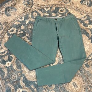 Bonobos Green Chinos Slim Tappered Fit Cotton